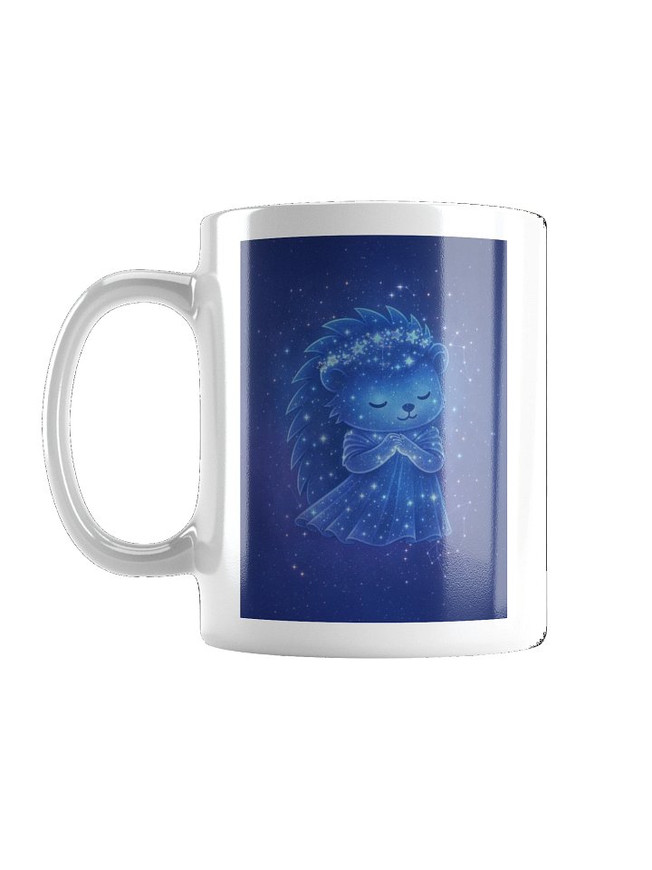 Zodiac hedgie white Virgo mug product image (1)