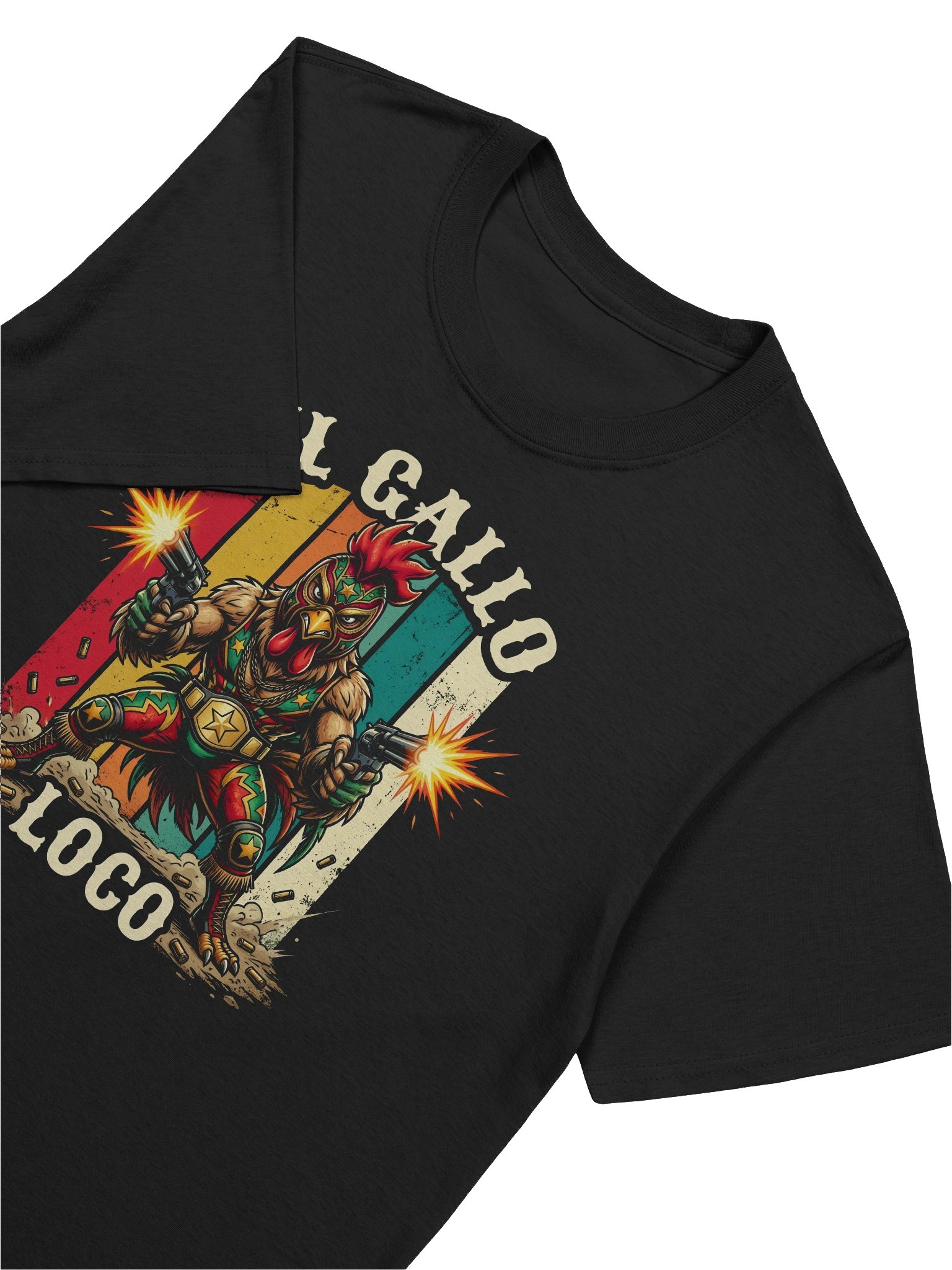 Crazy Mexican Rooster Funny T-Shirt product image (2)