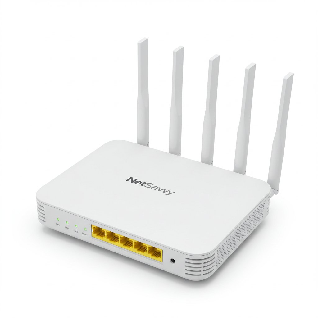 NetSavvy Wi-Fi 6E Router product image (1)
