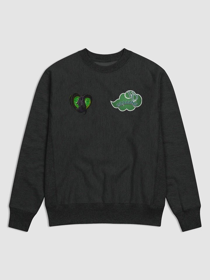 THE GREEN RAIN CLOUD HEARTED SWEATSHIRT product image (1)