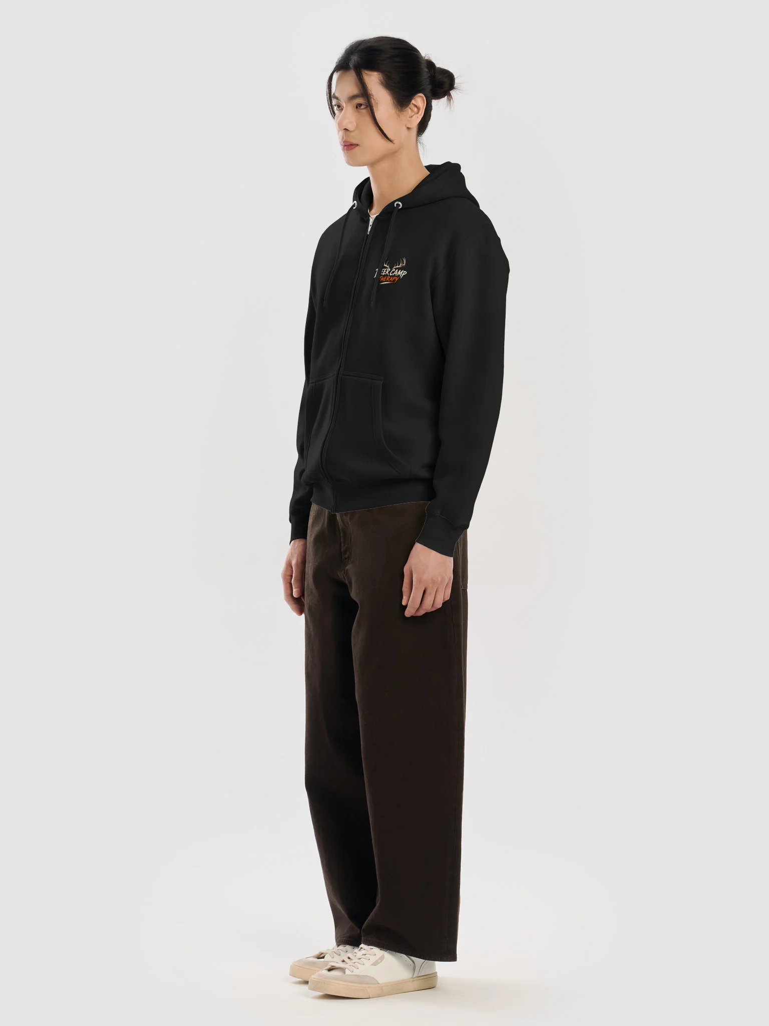 Deer Camp Therapy Full-Zip Hoodie product image (38)