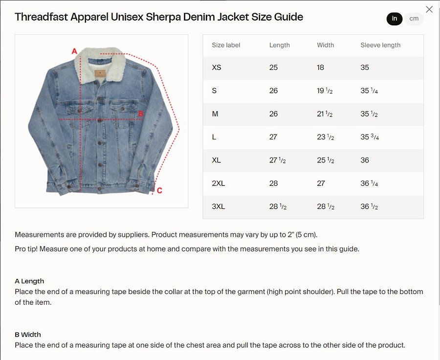 Game Changer Unisex Sherpa Denim Jacket product image (5)