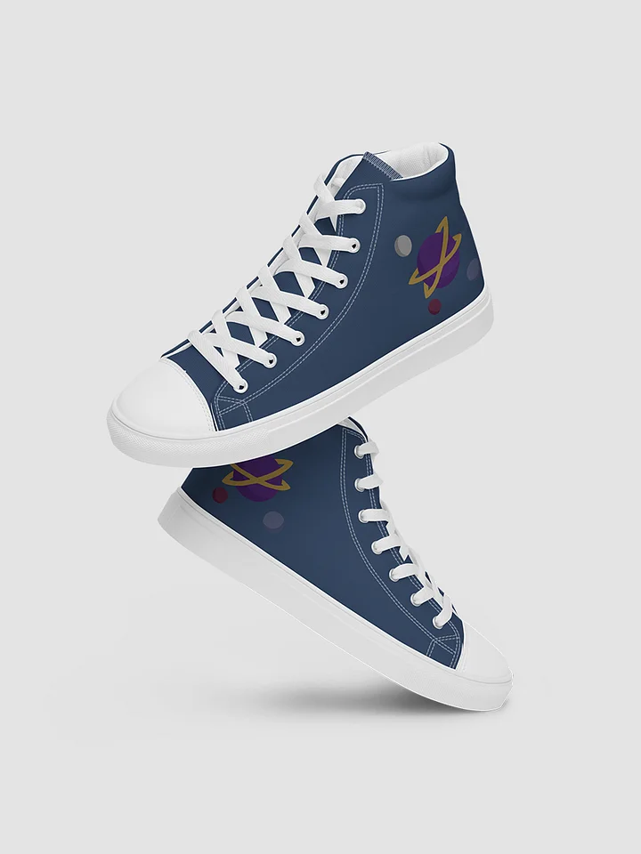 Women’s high top canvas shoes - Dark Blue product image (1)