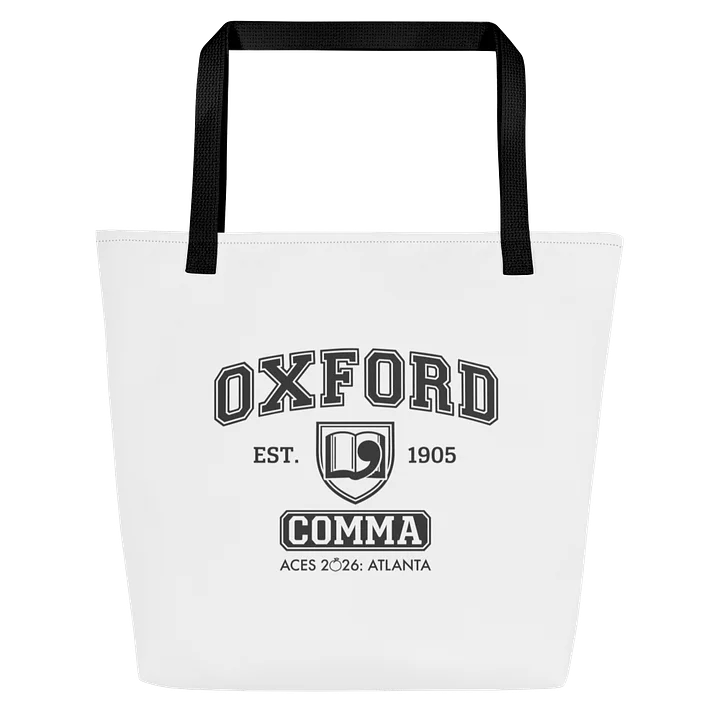 Oxford Comma tote bag - limited edition product image (1)