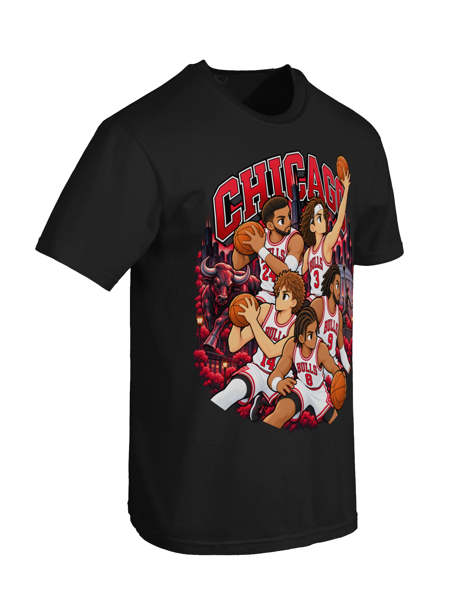 Chicago Basketball 26/27 Animated Player T-Shirt product image (10)