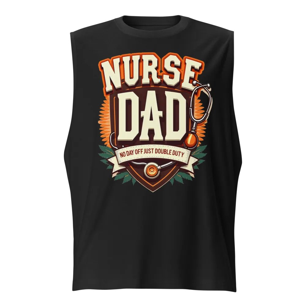 Double Duty Nurse Dad Muscle Tank product image (1)