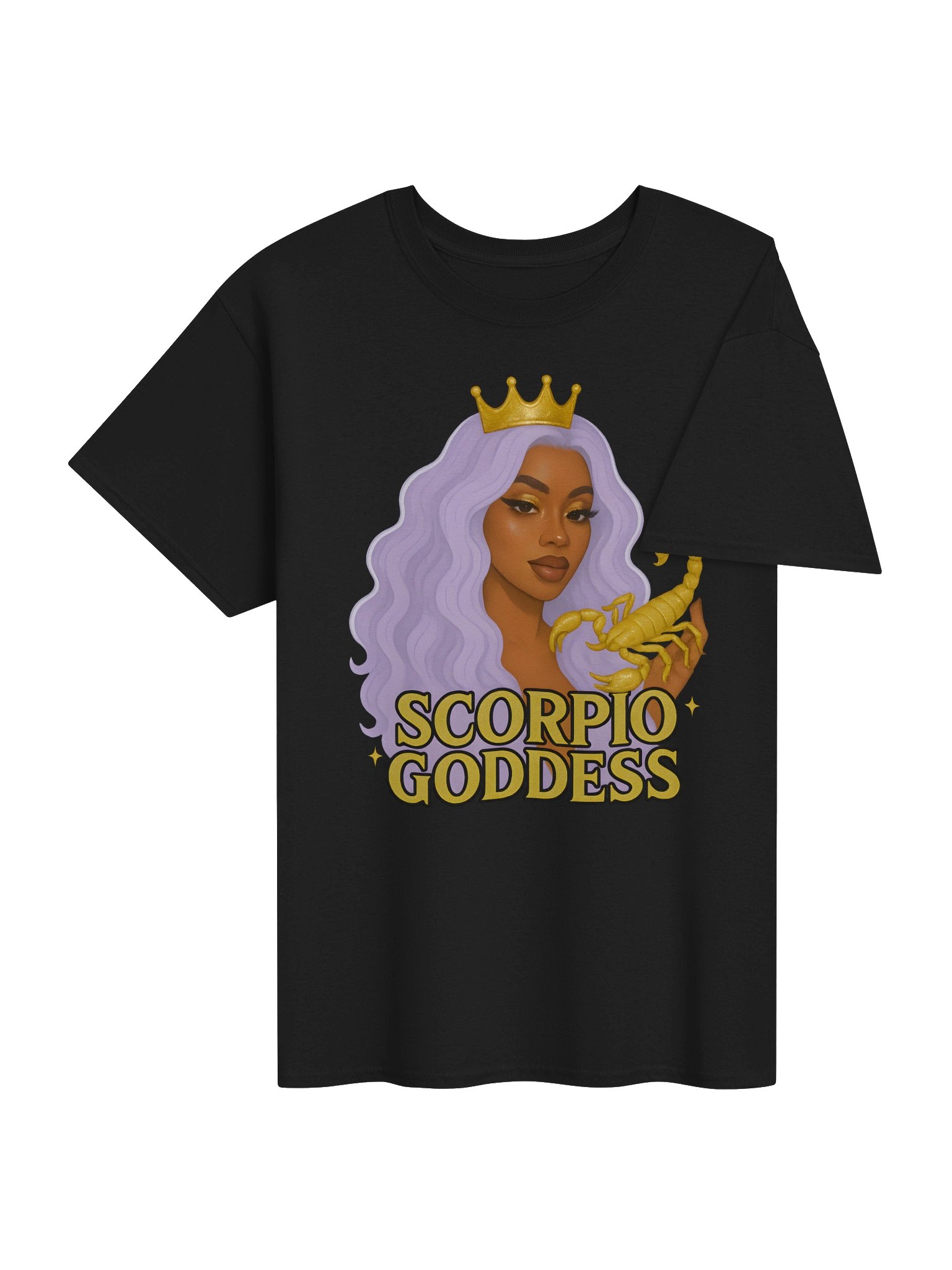 Scorpio Goddess Lavender Crown Tee product image (28)