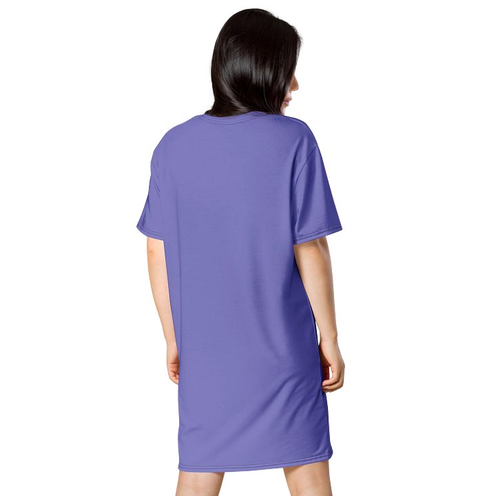 Oversized T-Shirt Dress - Moody Blue, Sizes 2XS-6XL product image (2)