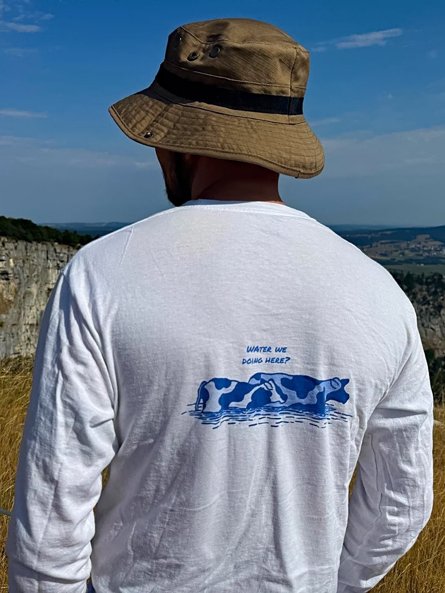 Water we doing here - Long Sleeve Shirt (Champion) product image (1)