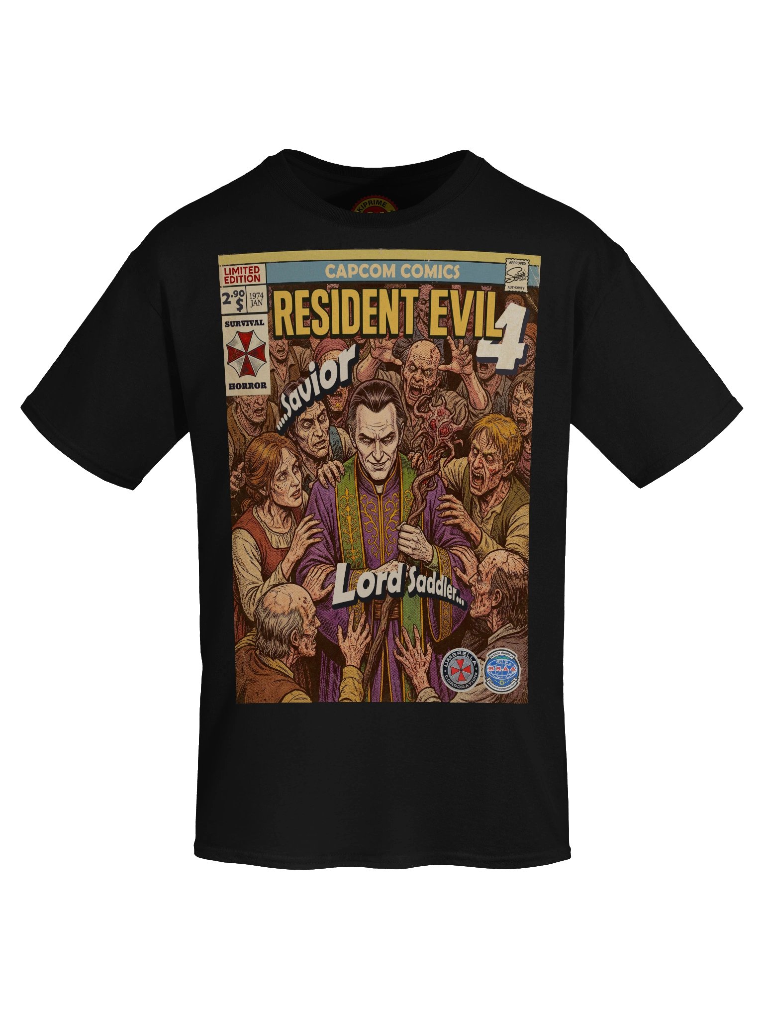Resident Evil 4 Osmund Saddler Comic Art T-Shirt product image (5)