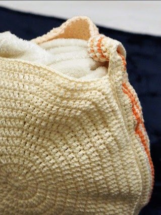 Straw bag crochet pattern product image (2)