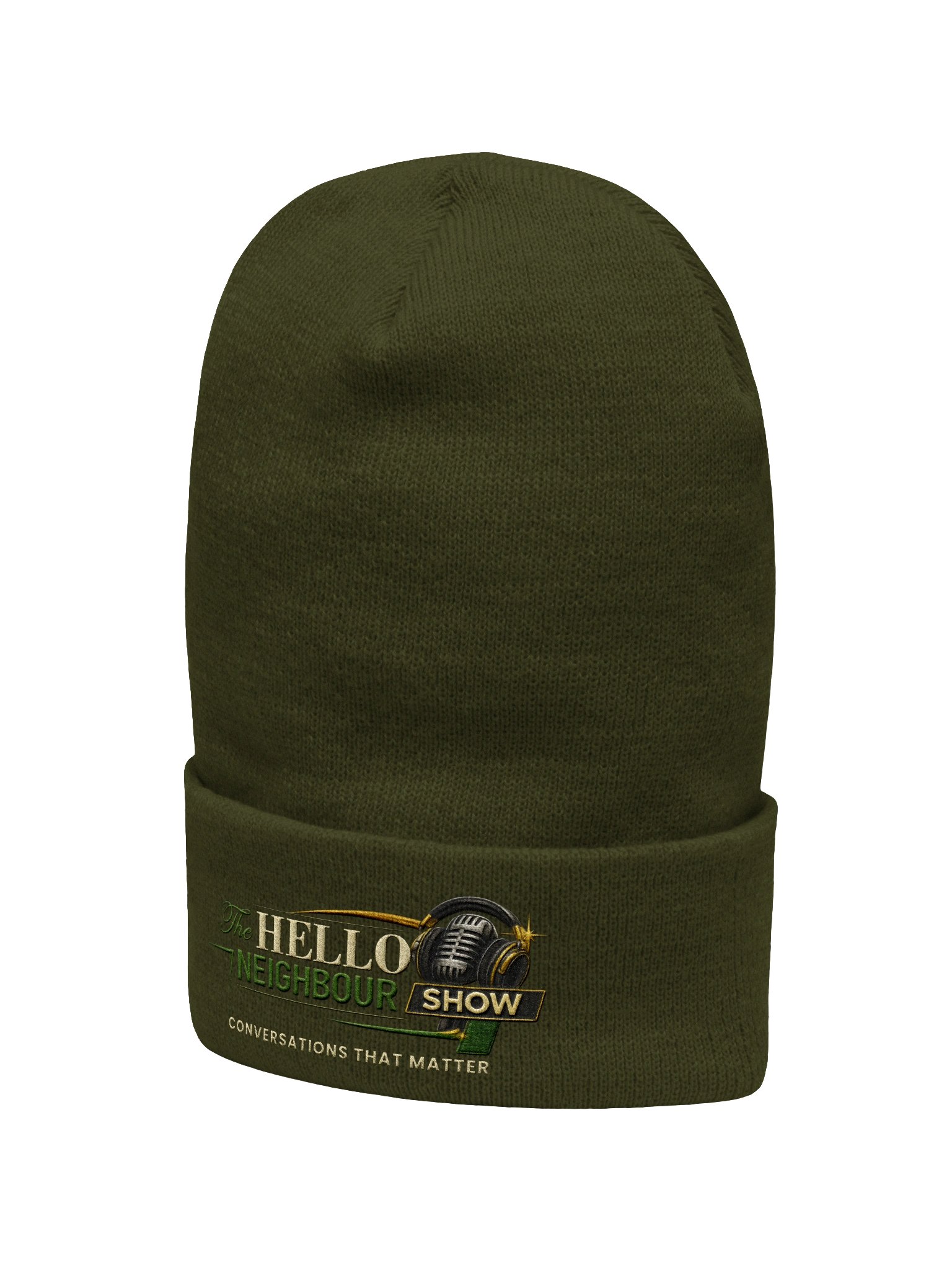 The Hello Neighbour Show™ Premium Embroidered Logo Cuffed Beanie | Official Knit Beanie product image (2)
