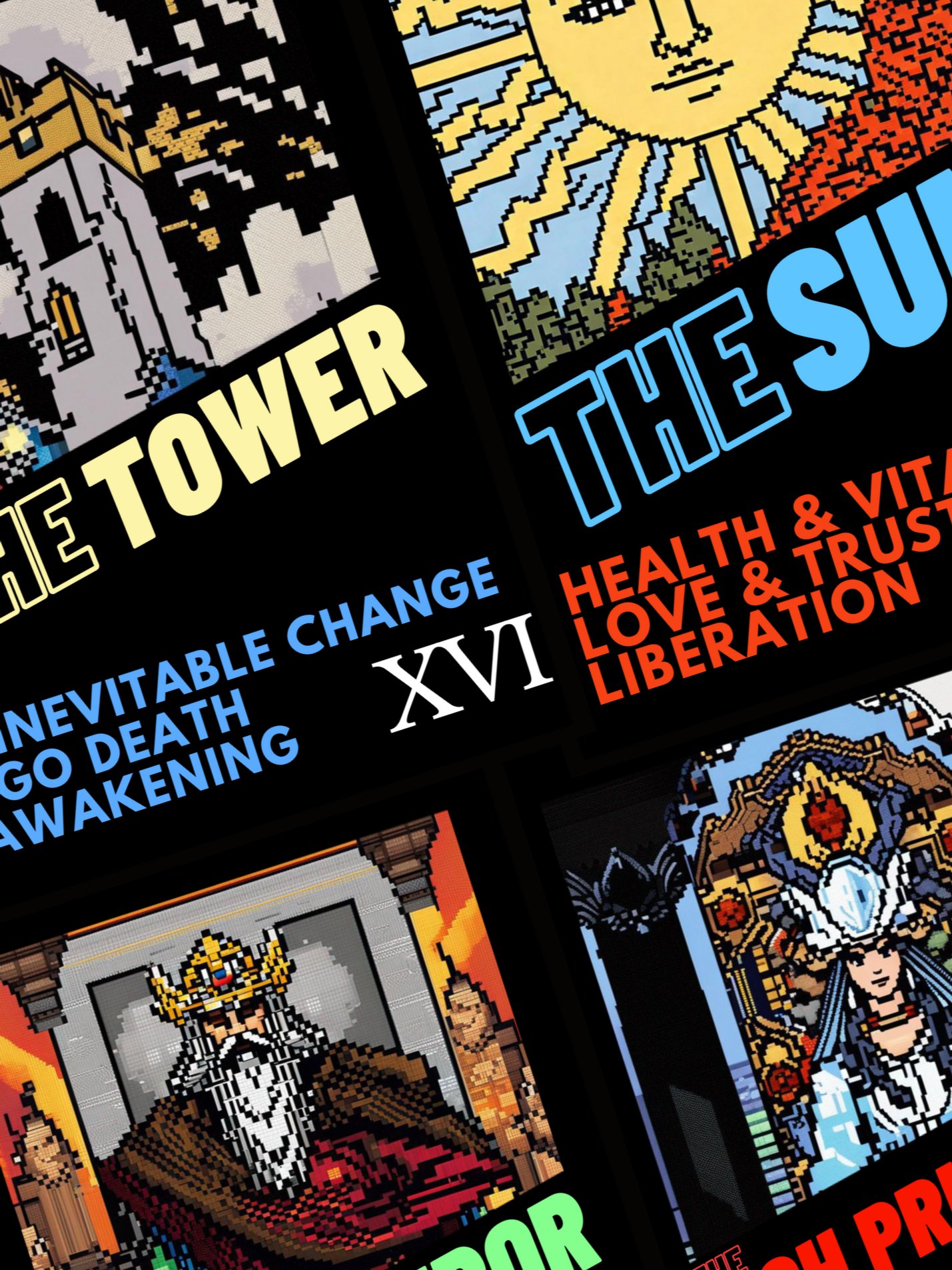 The Official Jonny Arkade Tarot Deck – 78 Cards of Retro-Inspired Divination product image (3)