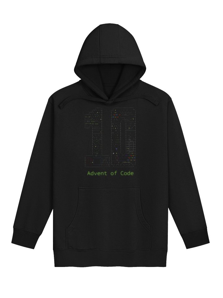 Advent of Code - AoC ten yrs - Hoodie product image (1)