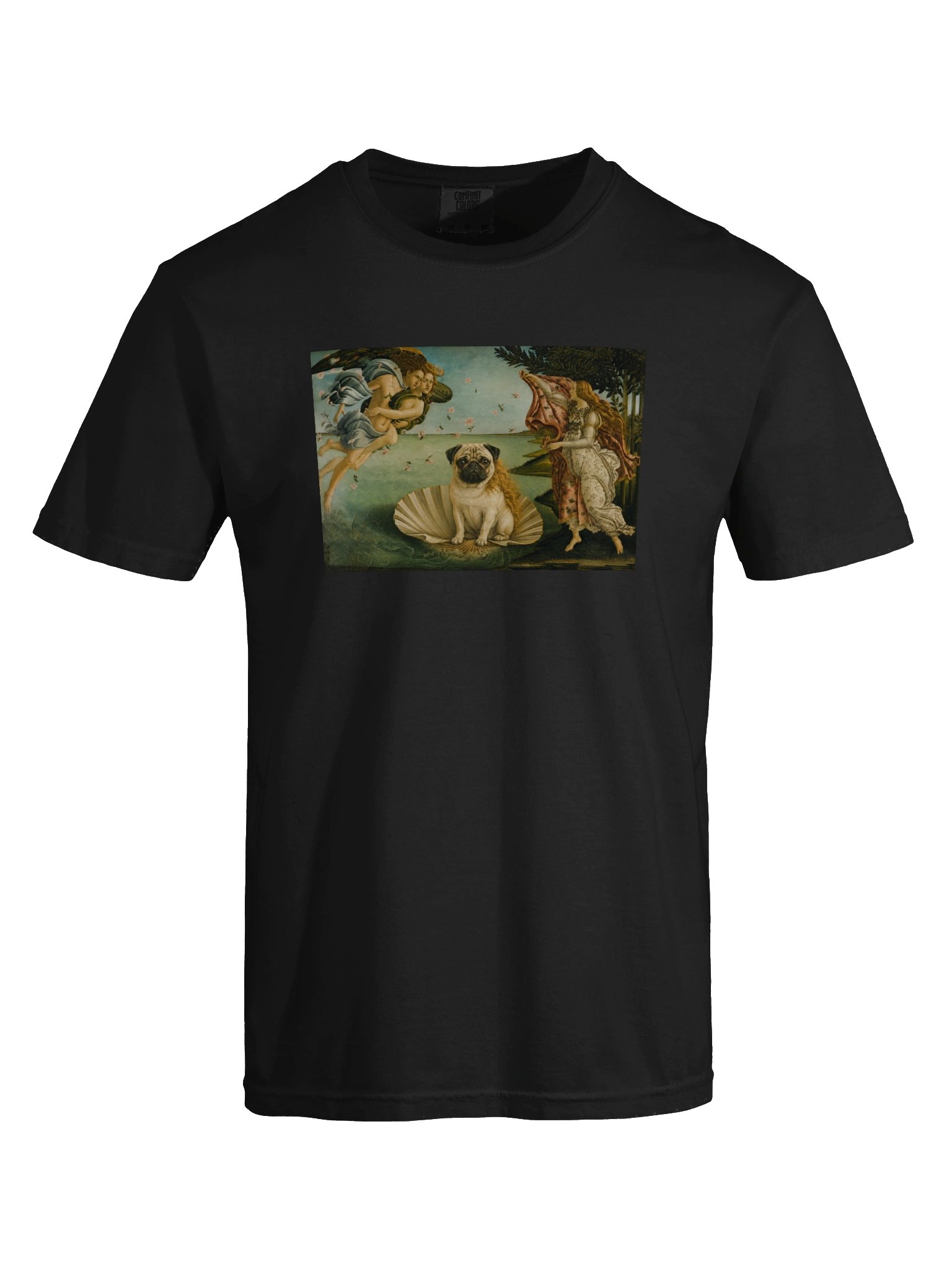 Pug The Birth of Venus T-Shirt product image (4)