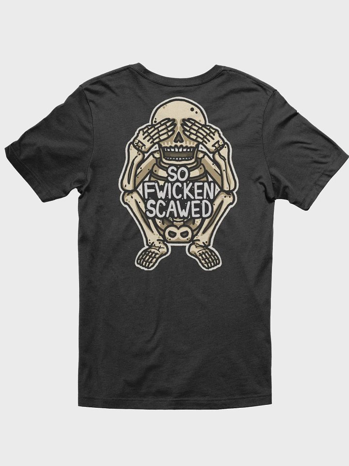 Back Print So Fwicken Scawed T-Shirt product image (17)