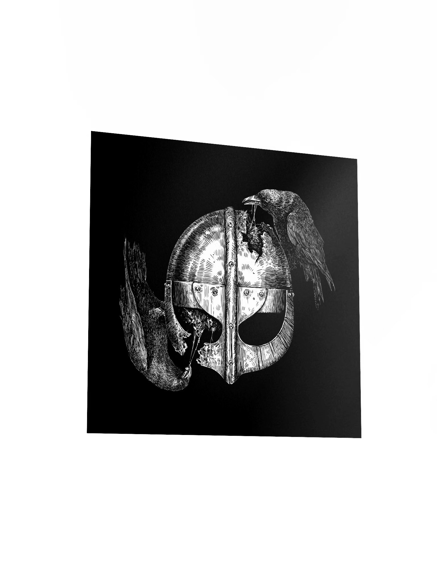 REXNOR Helmet & Crows Poster product image (3)