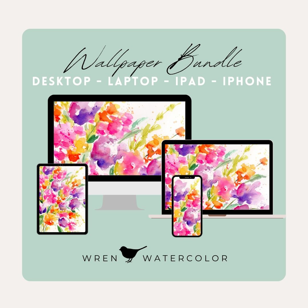 Color Riot Digital Wallpaper Bundle product image (1)