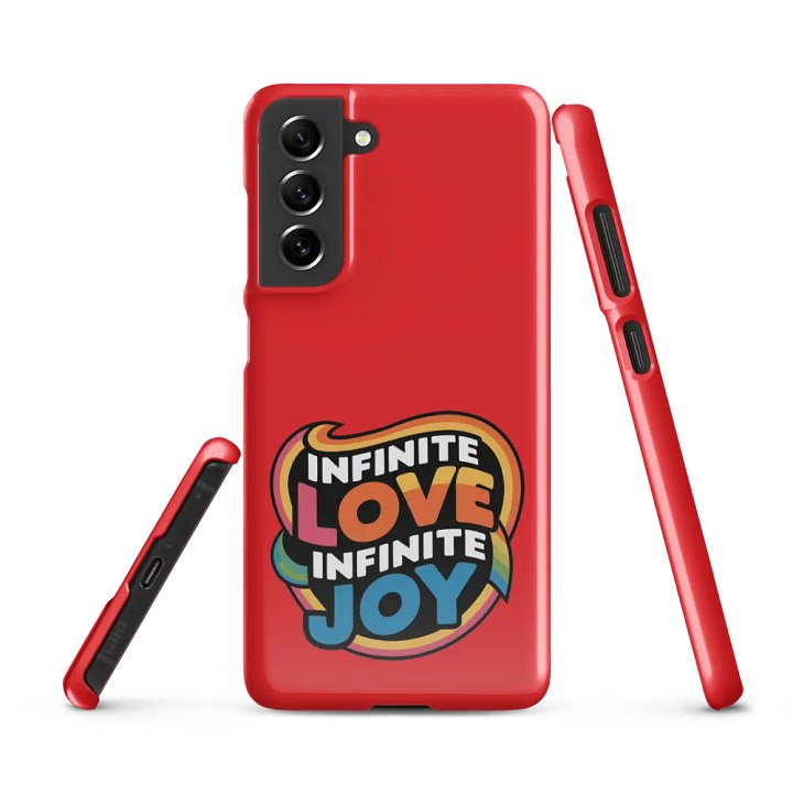 Infinite Love Infinite Joy Snap Case for Samsung (Red) product image (1)