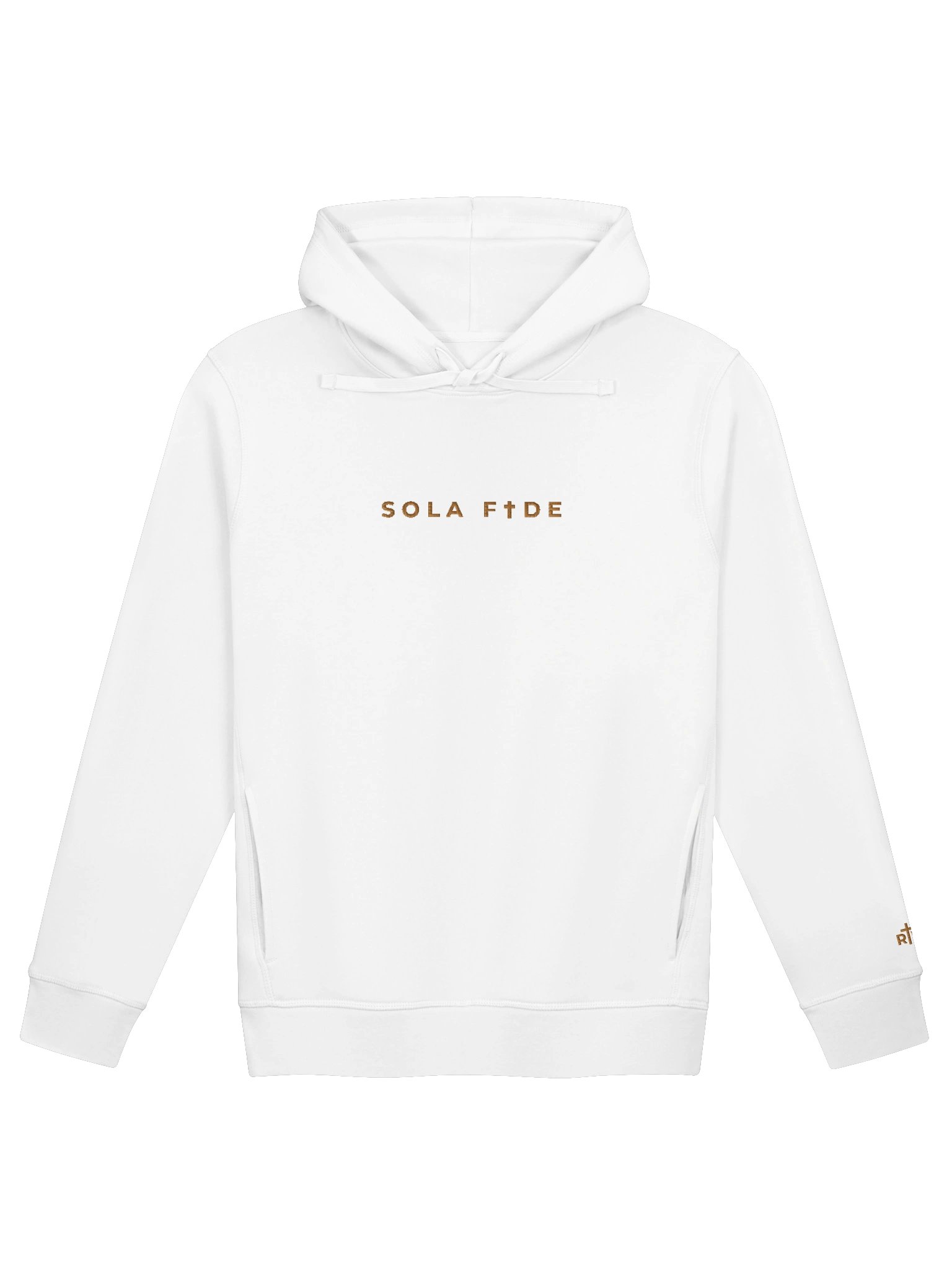 SOLA FIDE ORGANIC-BLEND SIDE-POCKET UNISEX HOODIE product image (2)