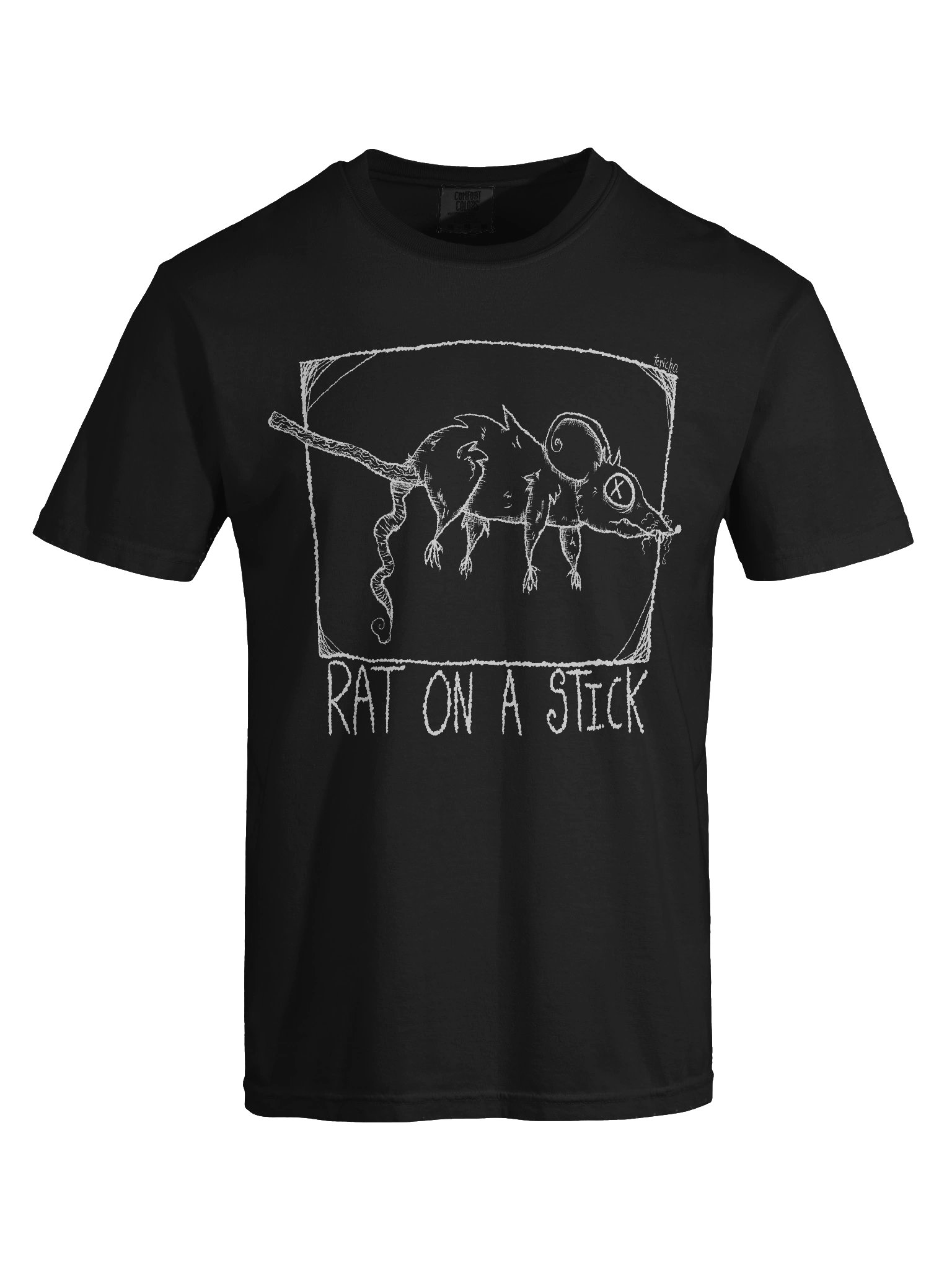 Retro Rat on a Stick Tee product image (7)