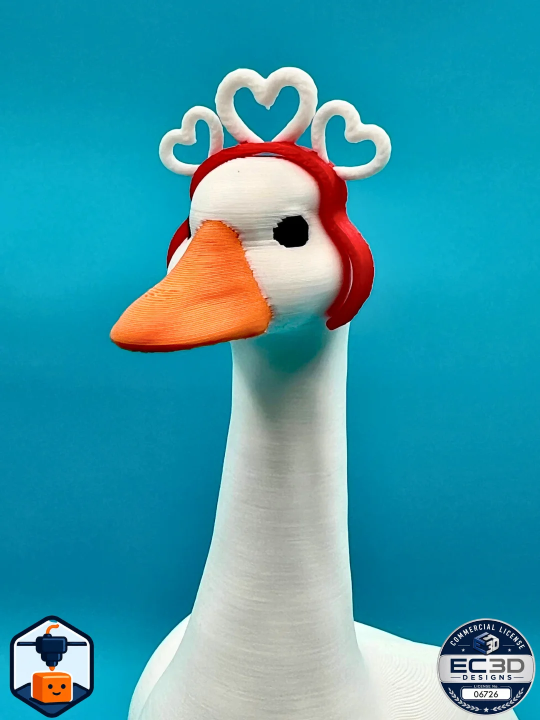 Valentine Heart Headband- Desk Goose product image (2)