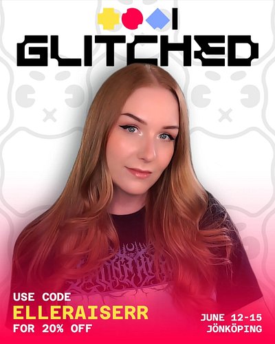 Provided the move goes smoothly, I'm hoping to attend my first-ever convention this summer: GLITCHED in Jönköping! 🎉

I will ...