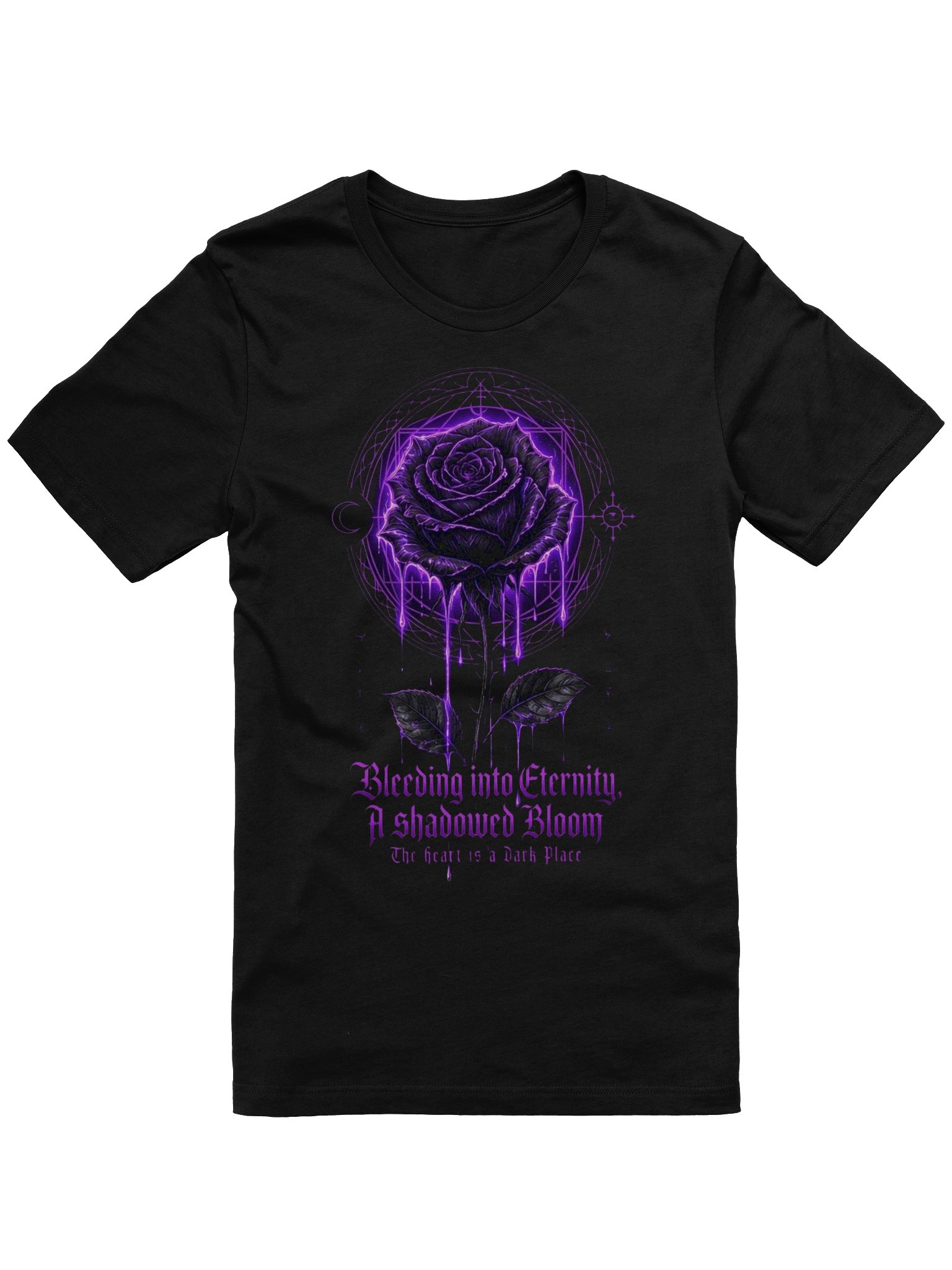 Shadowed Bloom Tee — Bleeding Into Eternity product image (1)