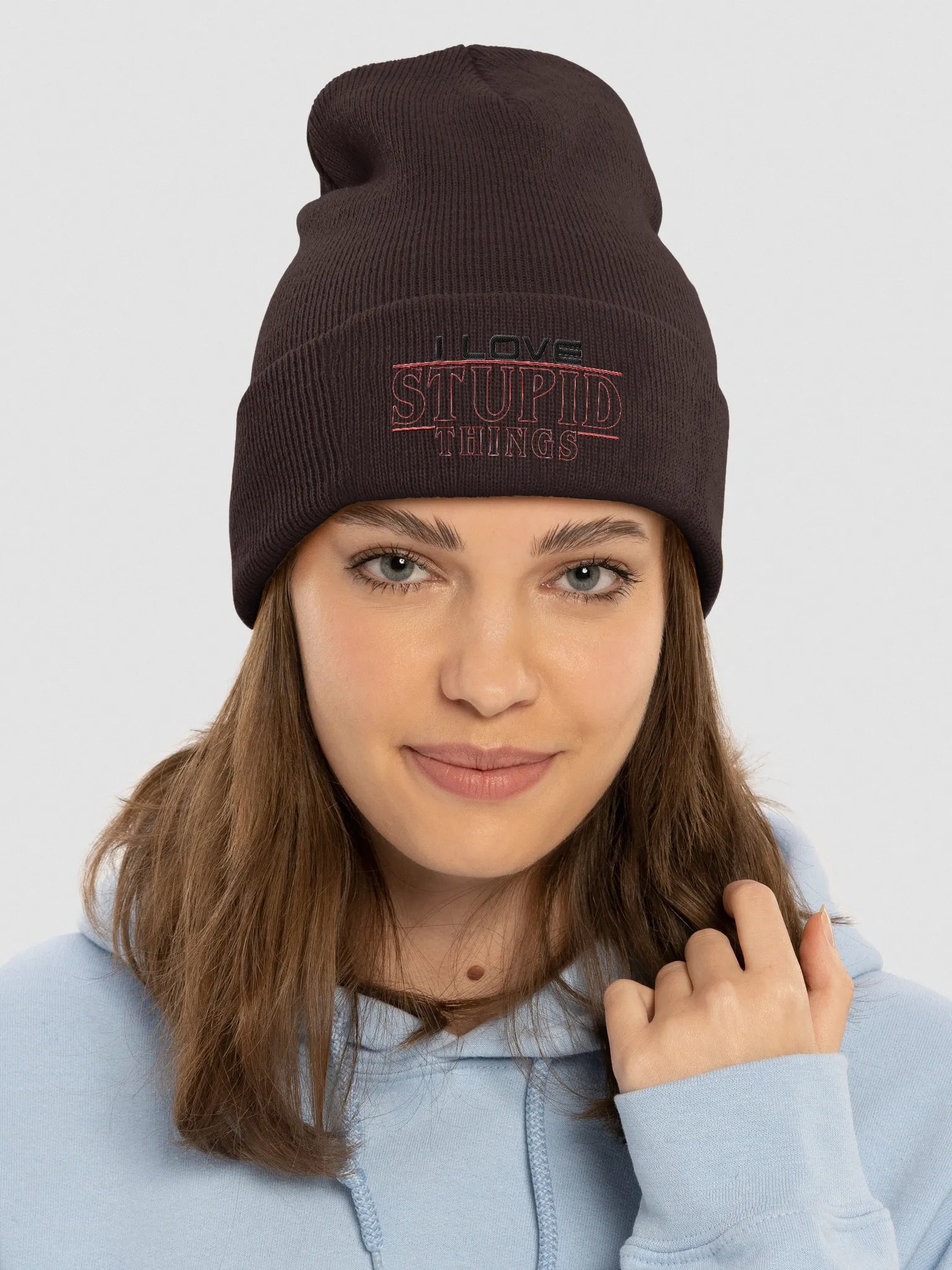 Stylish Stupidity Cozy Beanie product image (5)