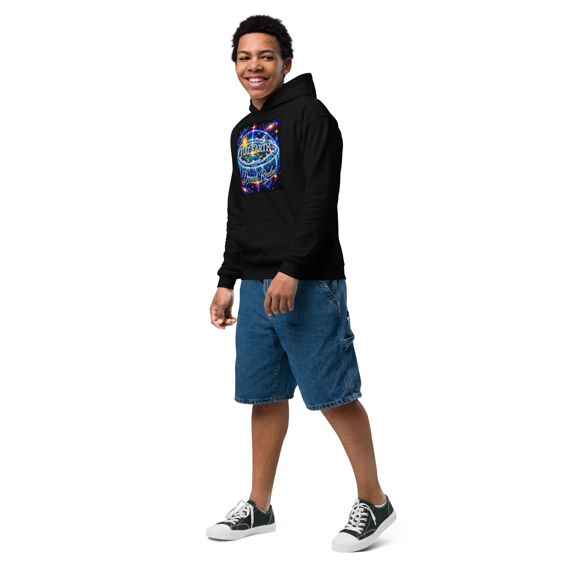 Domed Realm -Flat Earth -Youth Hoodie product image (3)