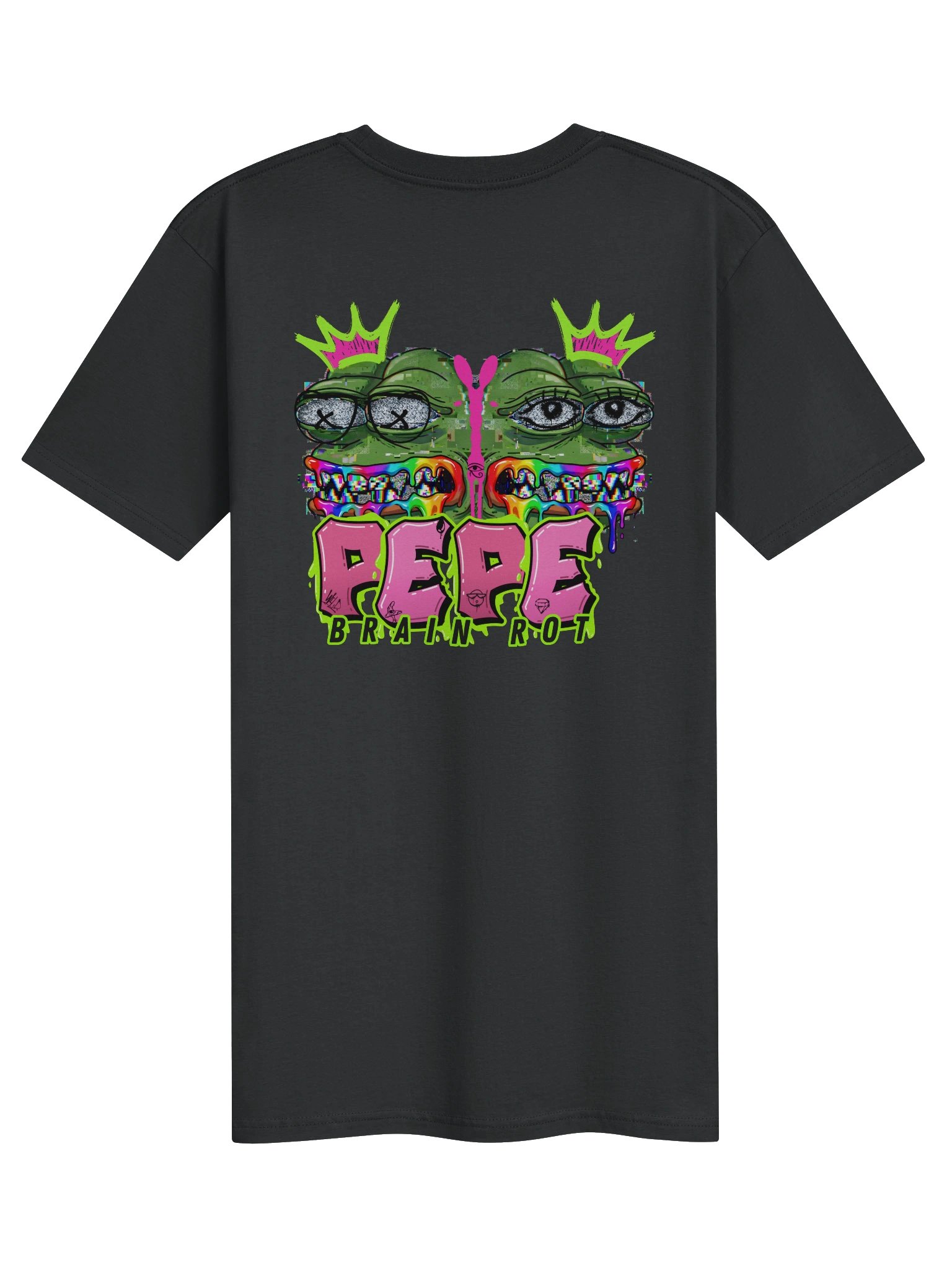 PEPE Brain Rot Crown Tee product image (2)
