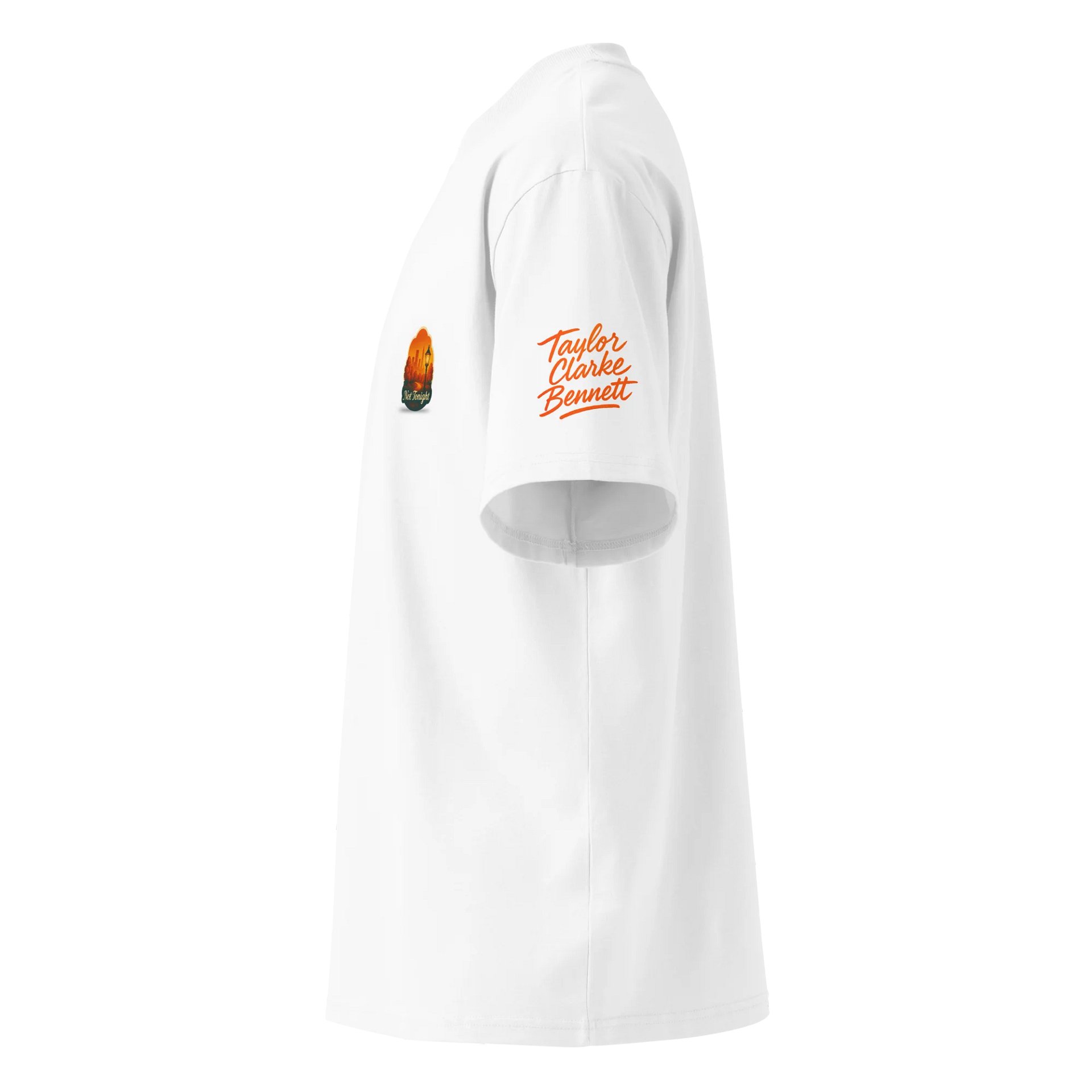 Not Tonight Oversized Tee (White) product image (4)