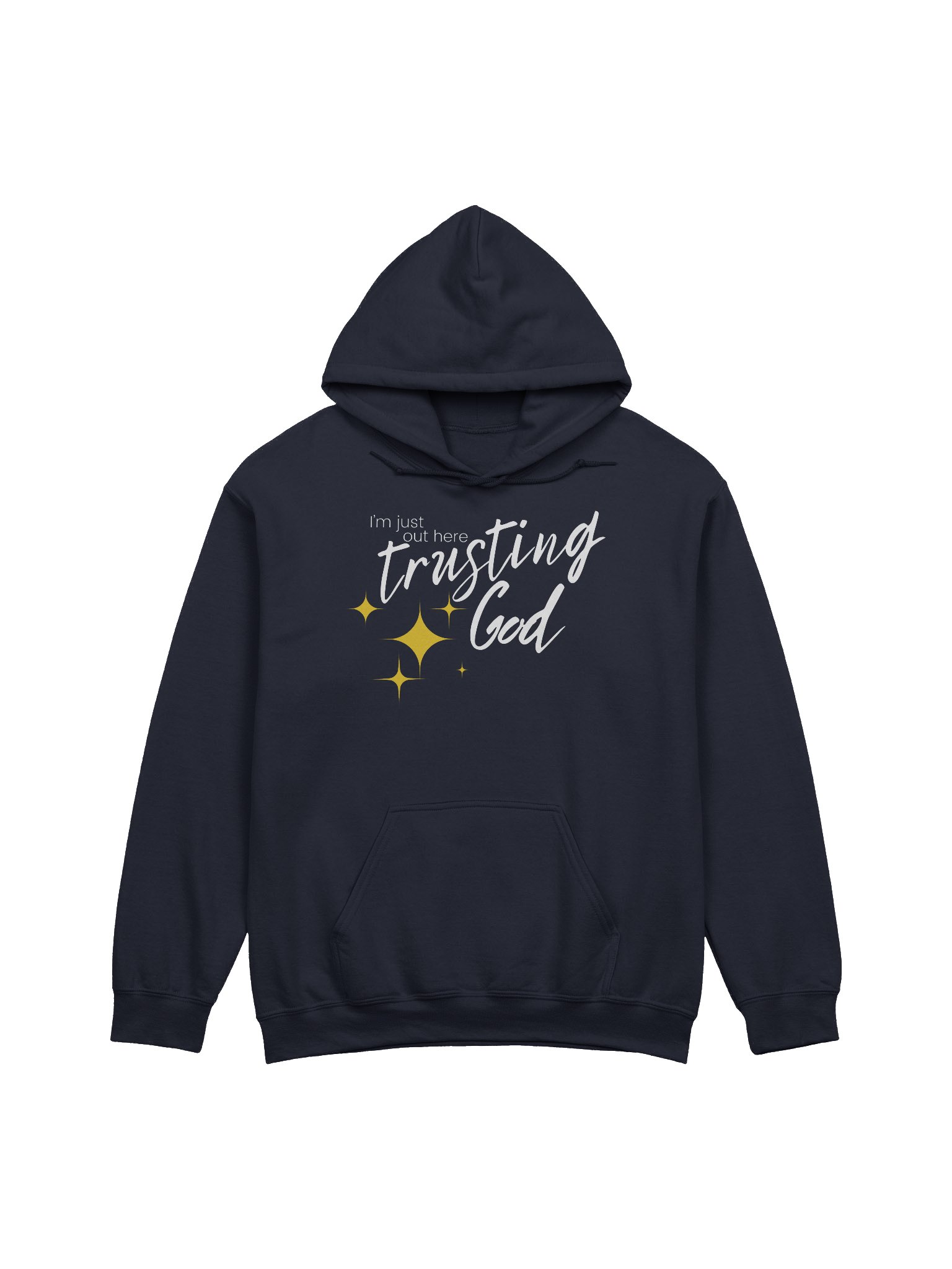 I'm Just Out Here Trusting God - Unisex Hoodie, Hooded Sweatshirt product image (2)