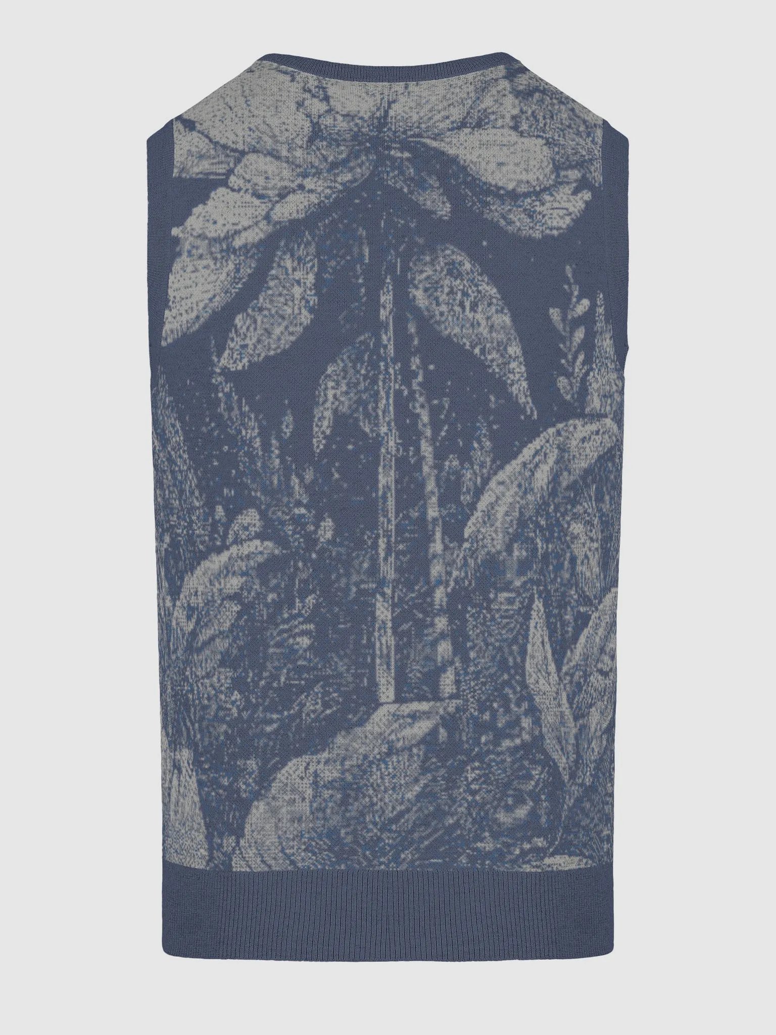 Noir Jungle II Knitted V-Neck Vest product image (17)