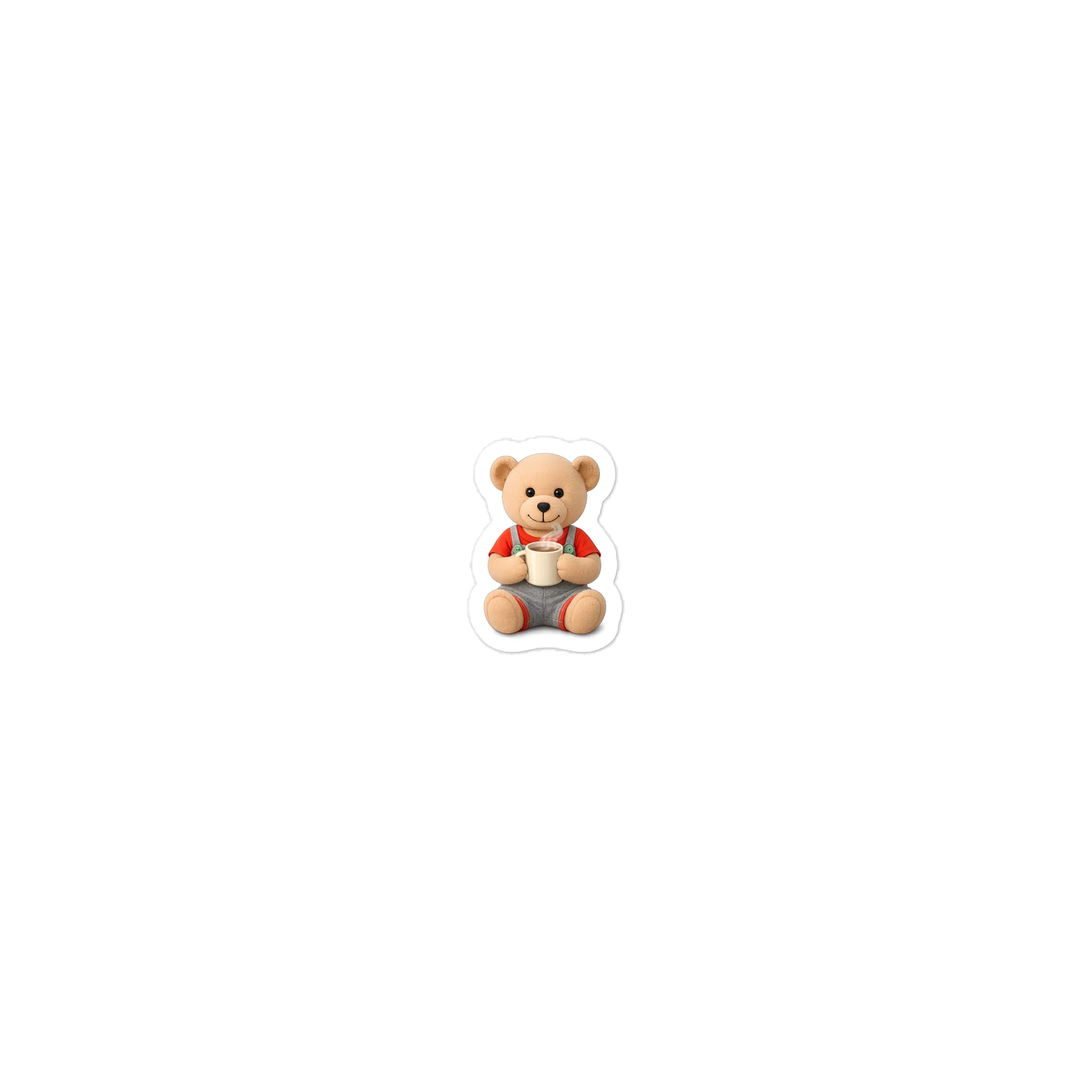 Hibearnate Cafe Teddy Sticker product image (1)