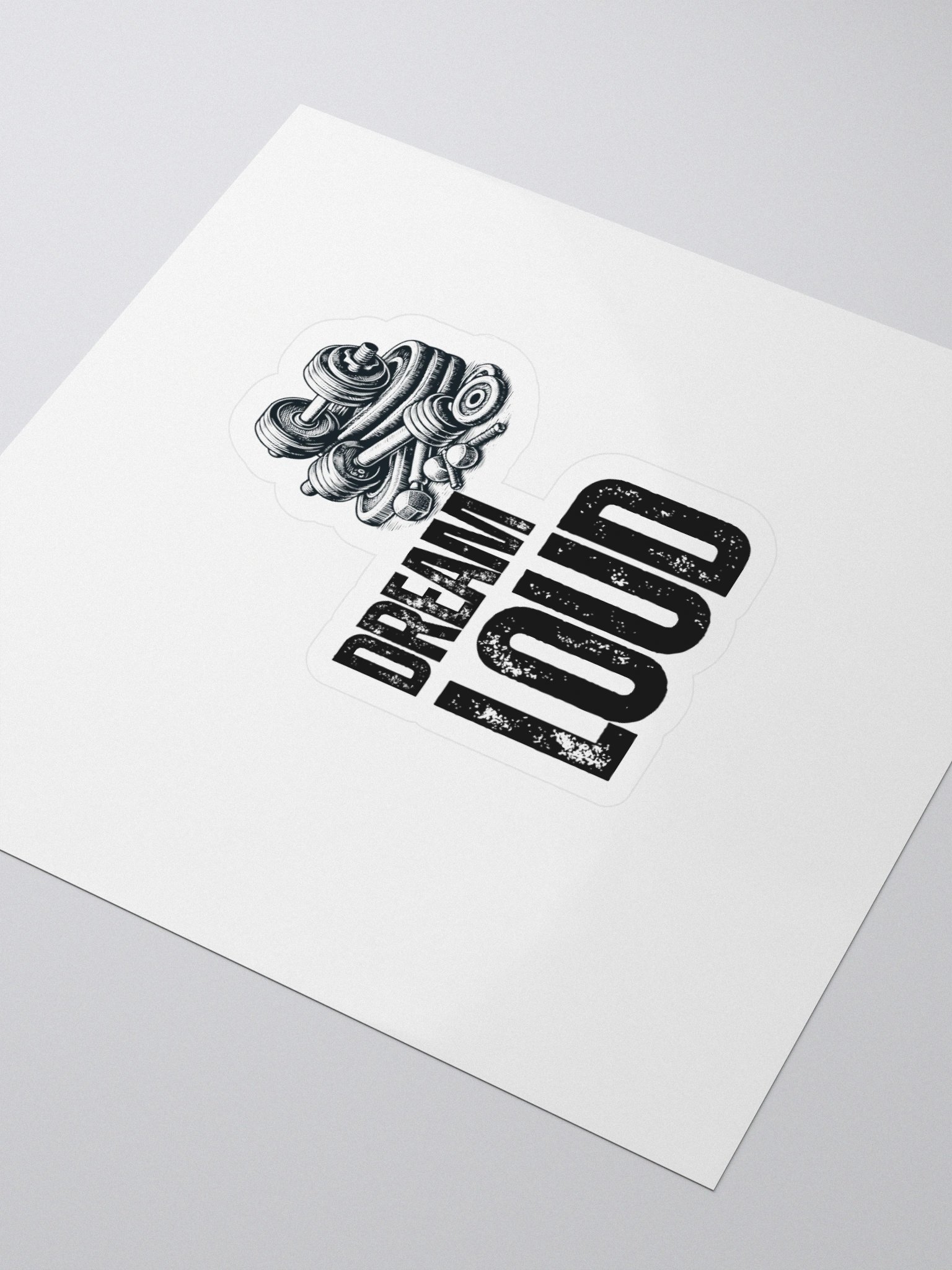 Dream Loud - Weights - Sticker product image (3)