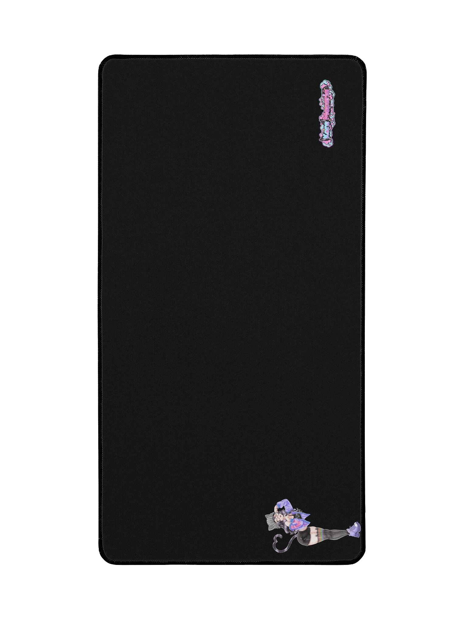 Curlicue Desk Mat (Black) product image (2)
