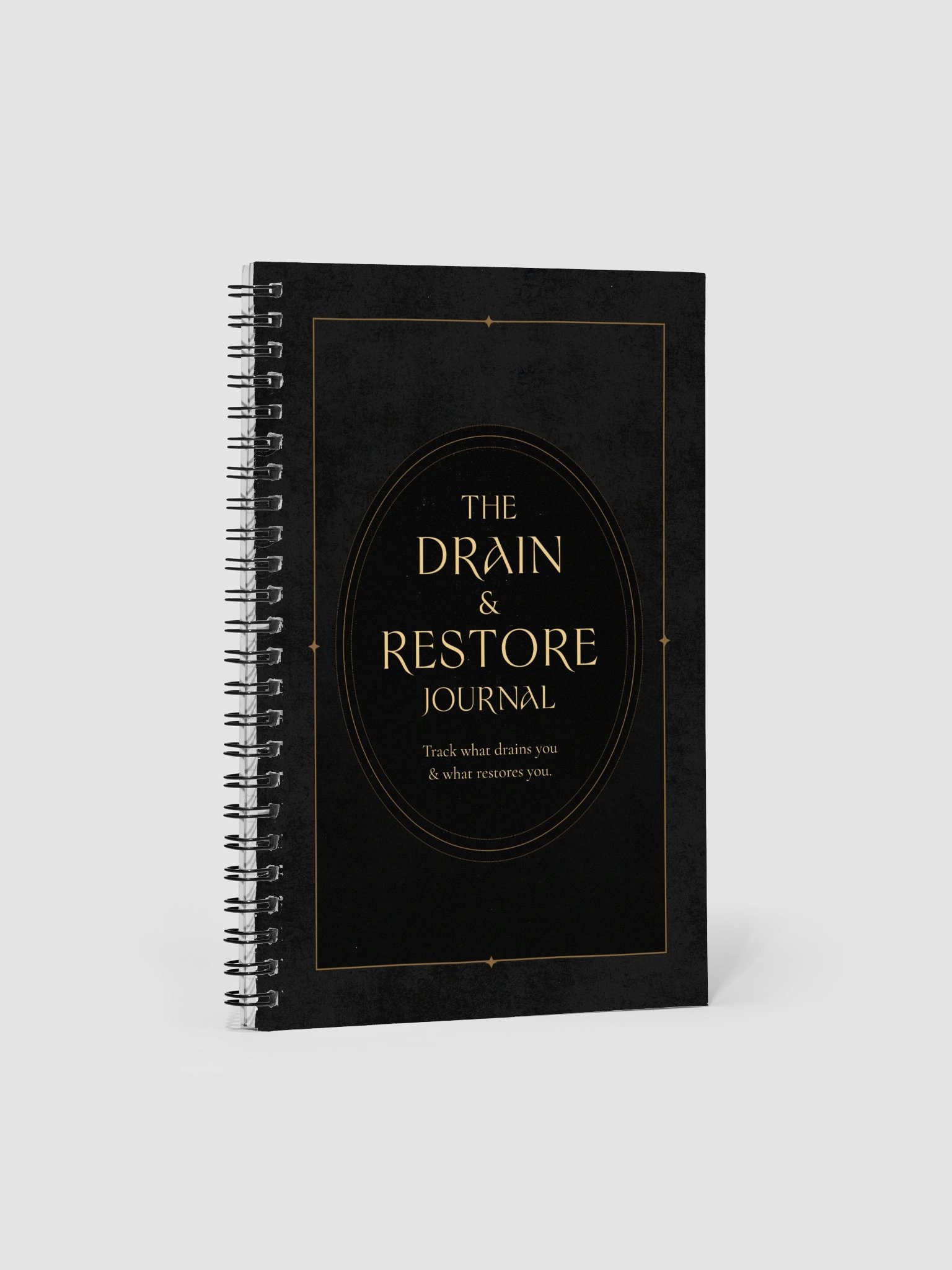 The Drain & Restore Journal | Energy Log Notebook for Burnout & Fatigue product image (2)