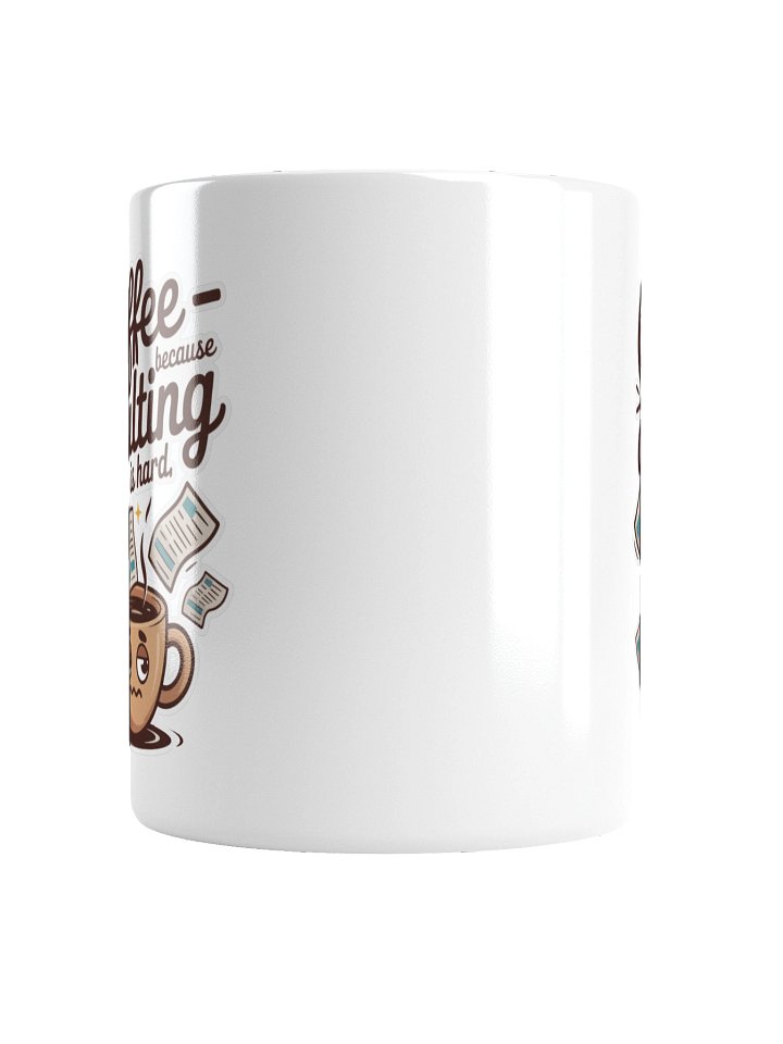 Coffee Because Adulting Is Hard Funny Mug product image (2)