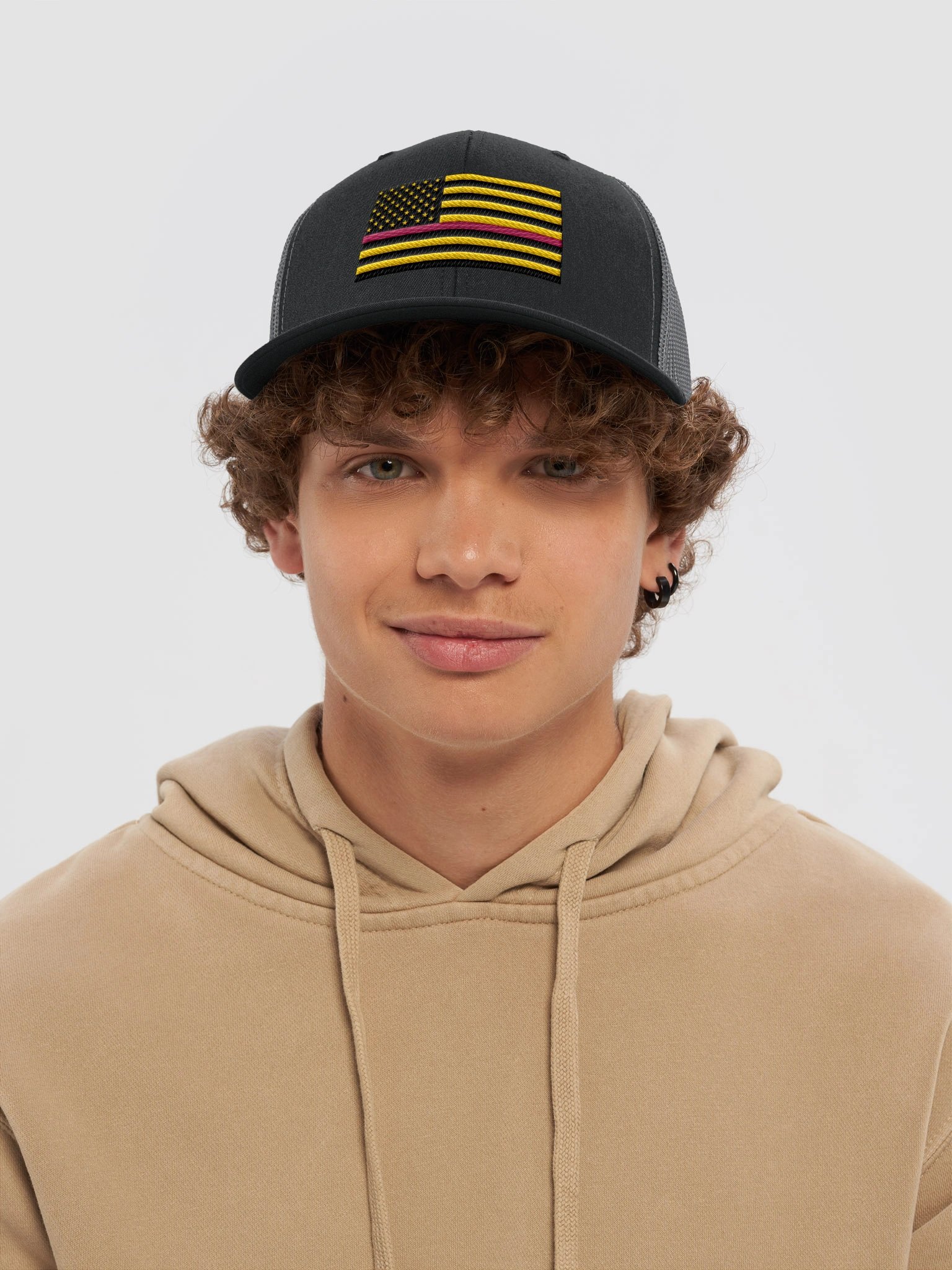 Pink Flag Trucker Hat product image (5)