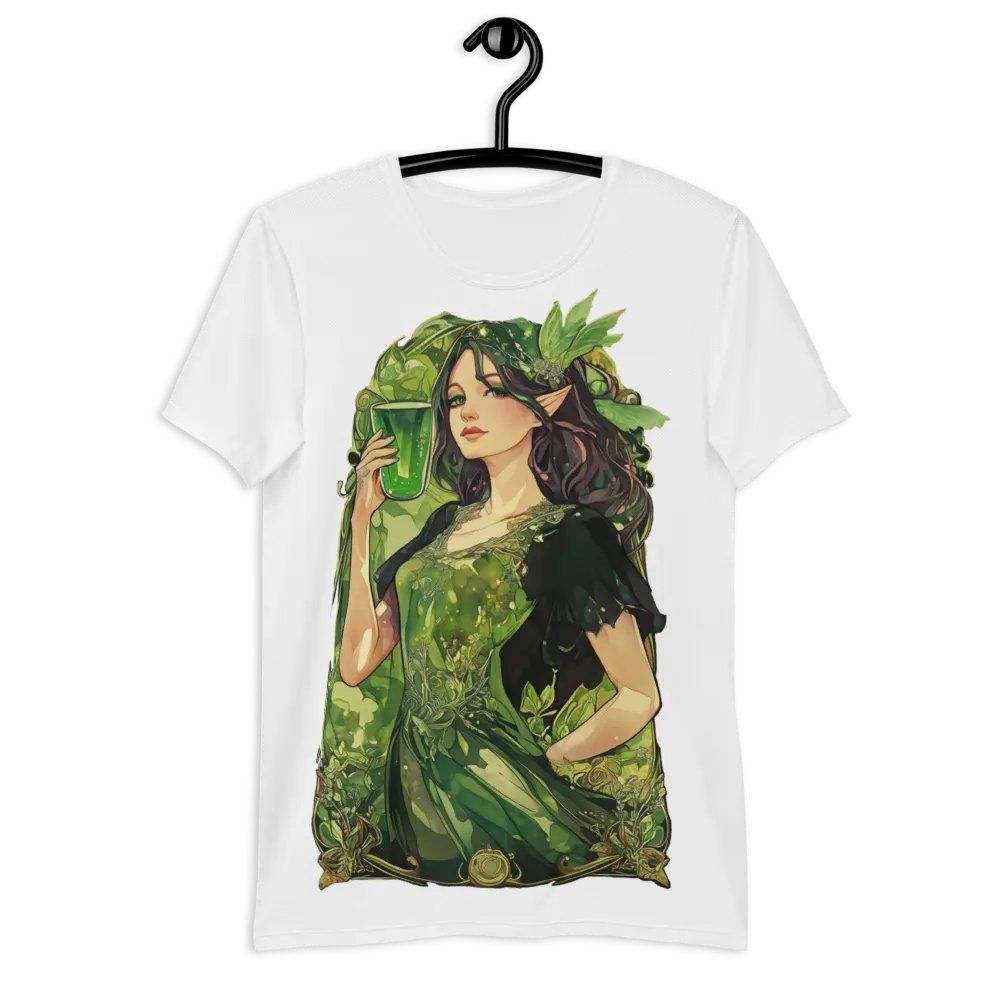 The Green Fairy - Large-print T-shirt product image (7)