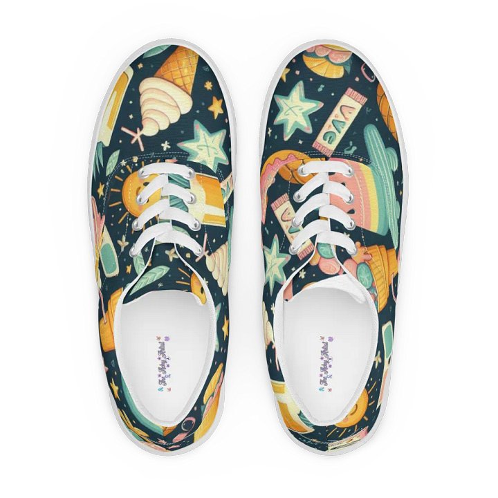 Summer Vibes Retro Canvas Shoes product image (1)