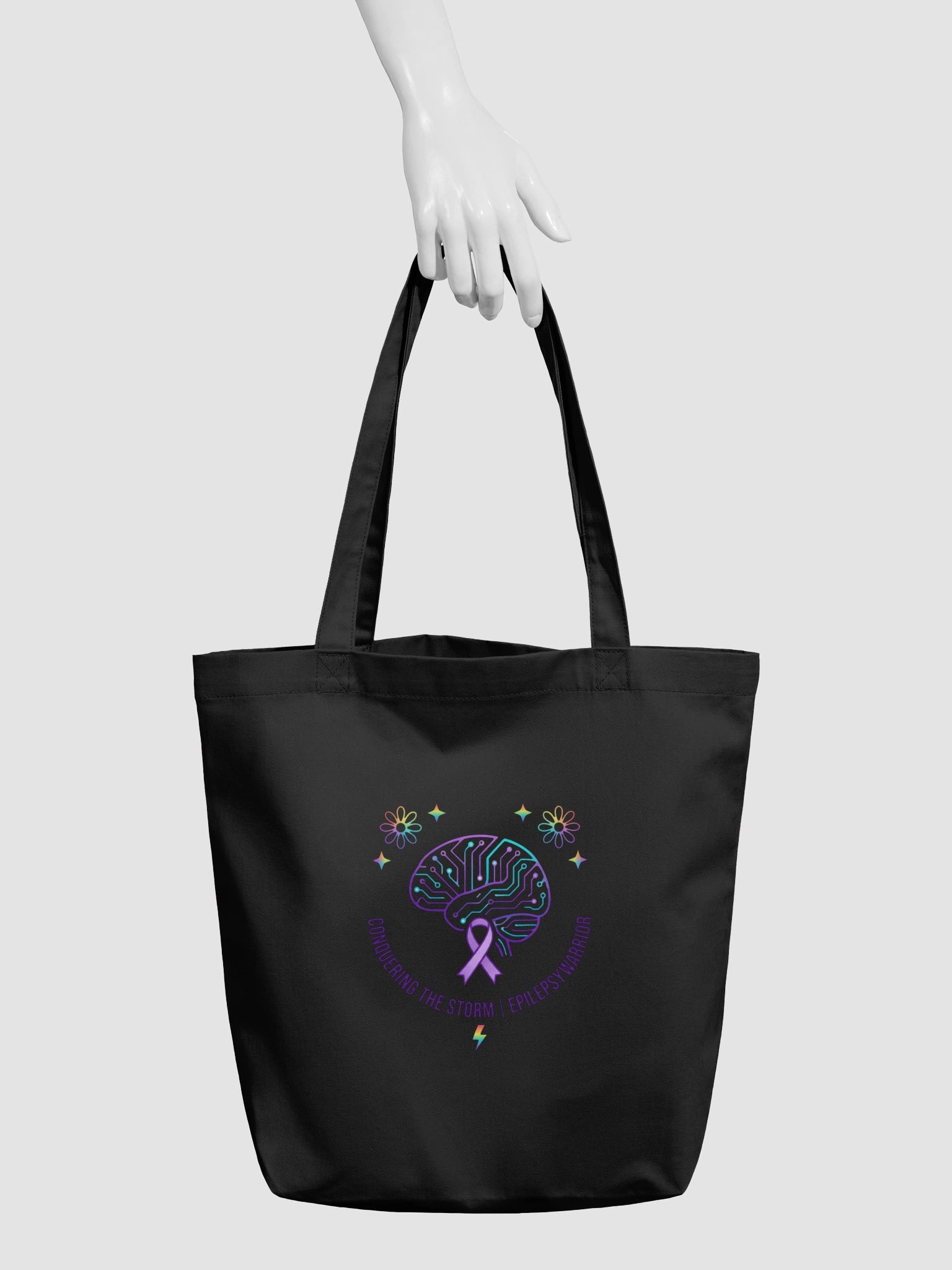 Epilepsy Warrior Tote Bag product image (2)