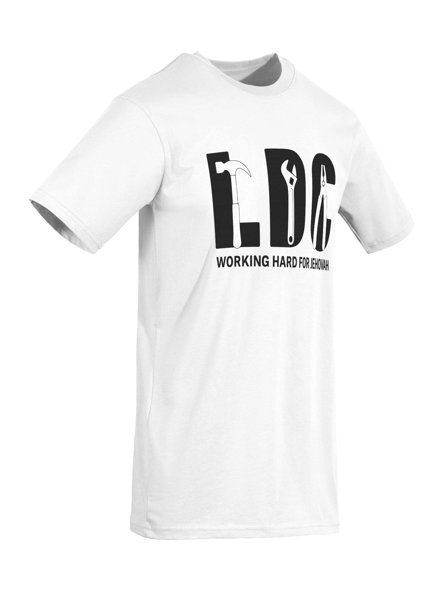 LDC Volunteer Tee – Heavyweight Cotton | Working Hard for Jehovah product image (15)