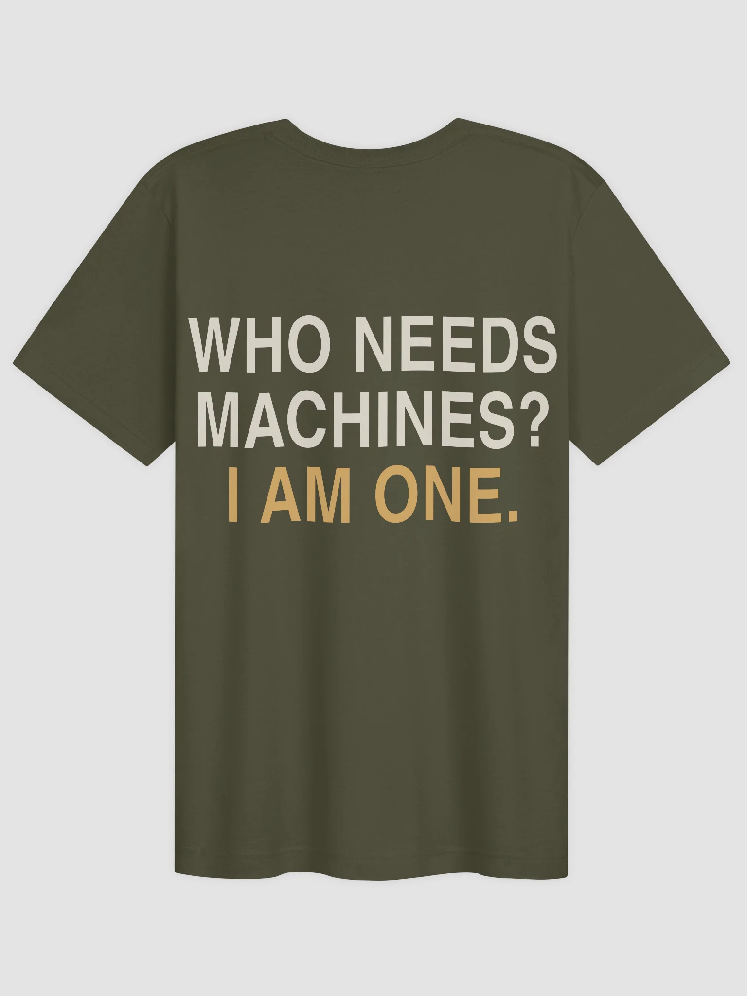 Who Needs Machines? Tee product image (2)