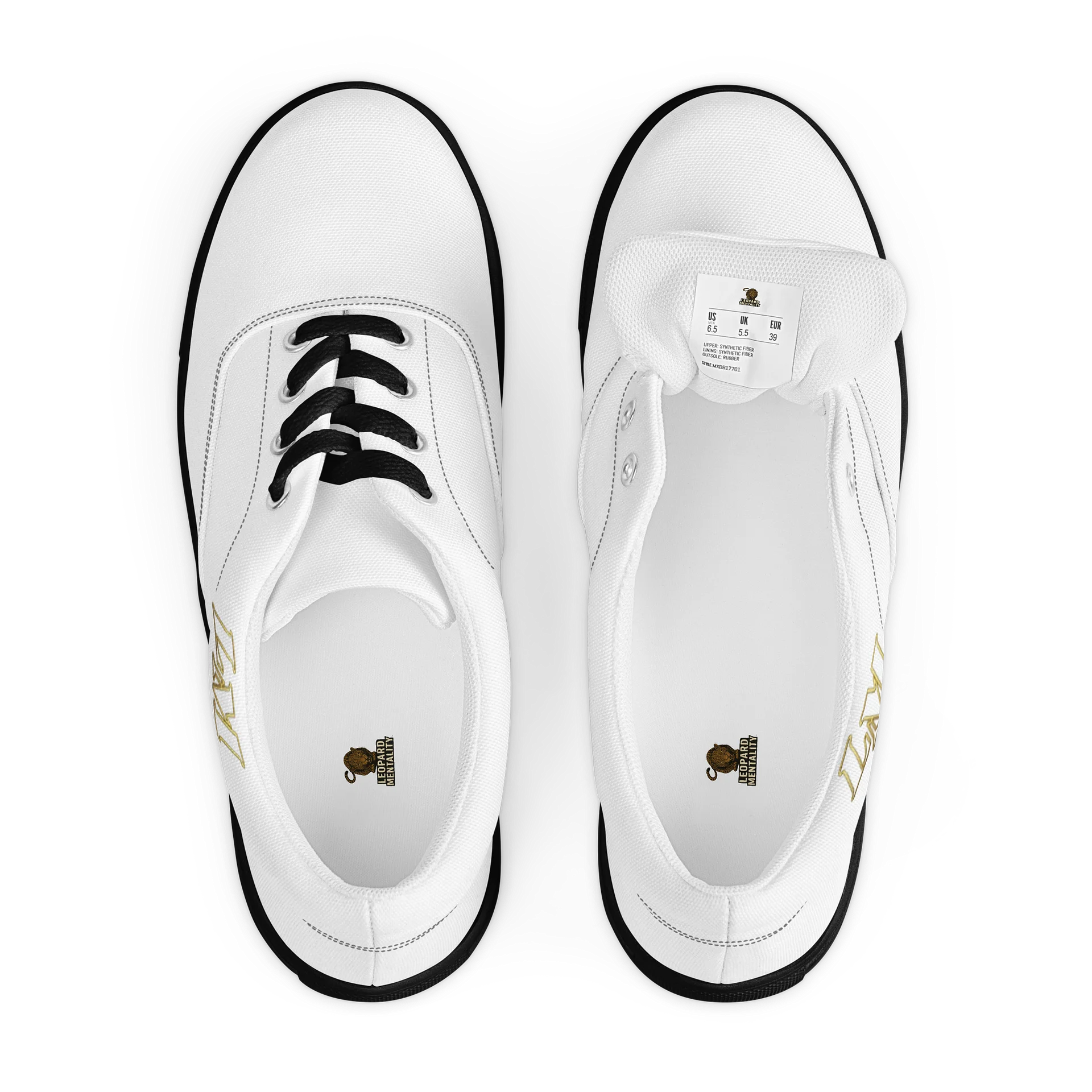 LM Origin™ Relic White Sneakers | Unisex Canvas Shoes product image (9)