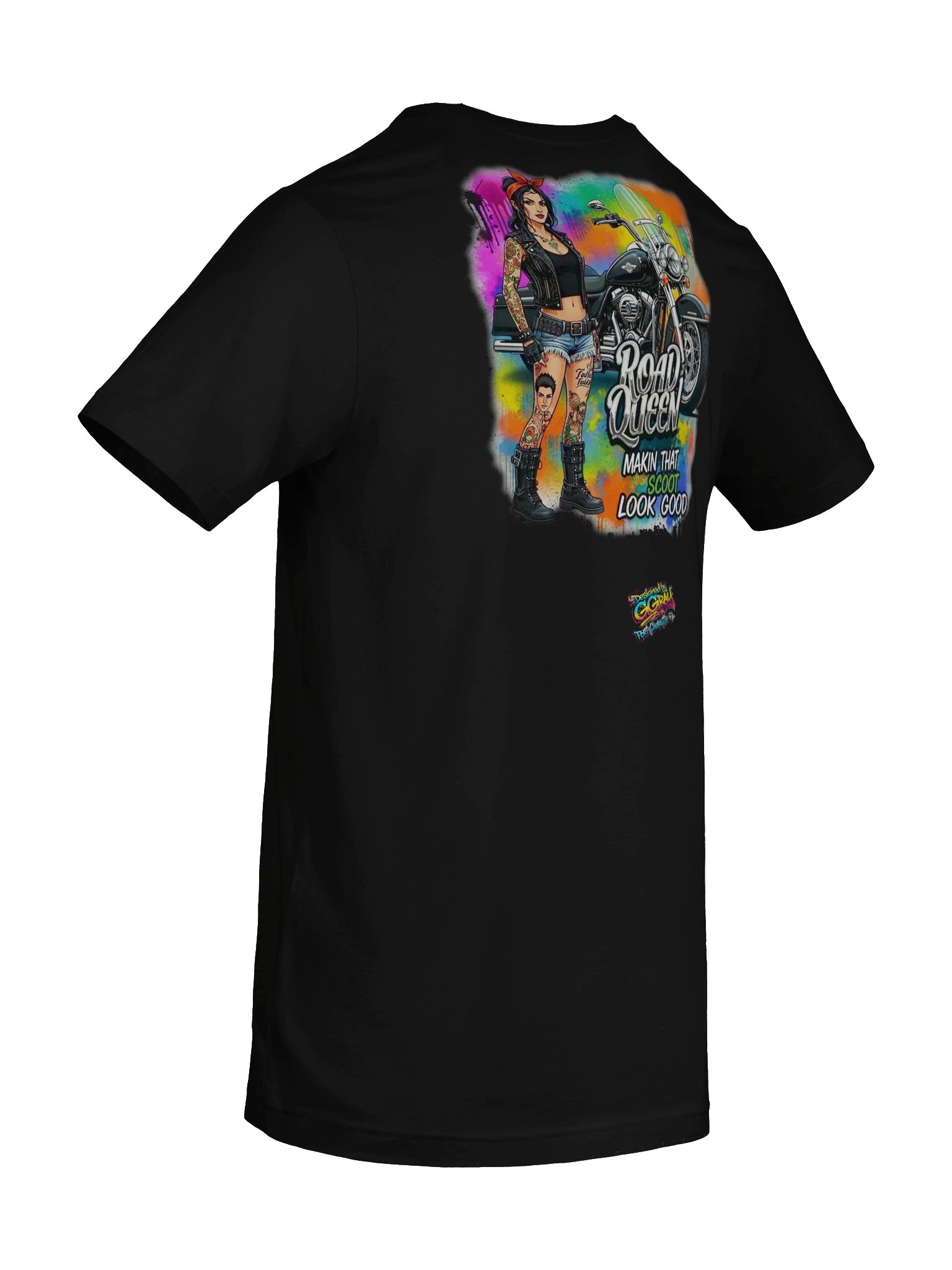 MötoGirl Road Queen T-Shirt product image (10)