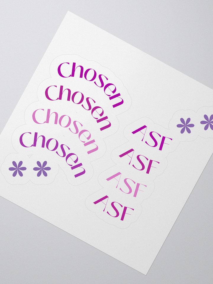 Chosen ASF Kiss Cut Stickers product image (2)