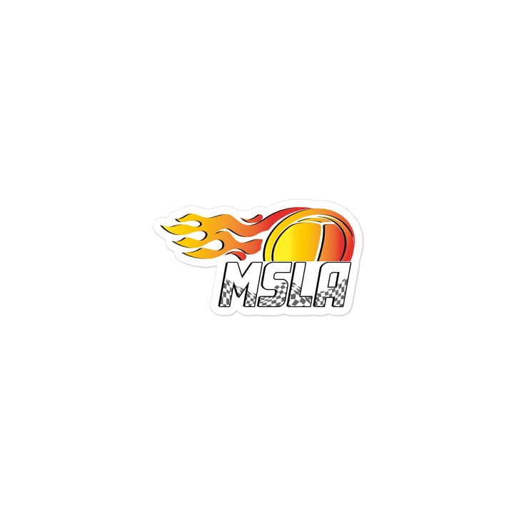 MSLA Logo Magnet - White product image (1)