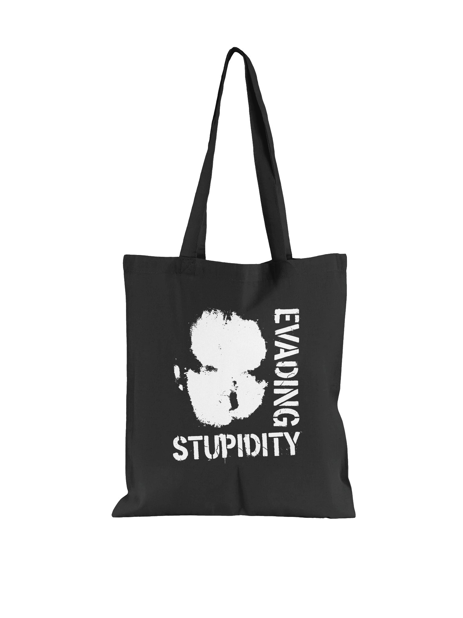 Evading Stupidity Cotton Tote Bag product image (1)